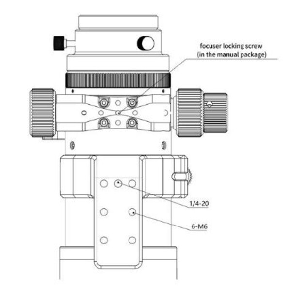 Sharpstar Refrator apocromático AP 61/270 EDPH II OTA