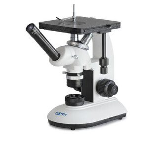 Kern Microscópio invertido OLE 161, invers, MET, mono, DIN planchrom,100x-400x, Auflicht, LED, 3W