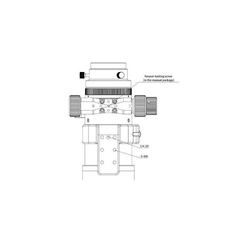 Sharpstar Refrator apocromático AP 61/270 EDPH II OTA