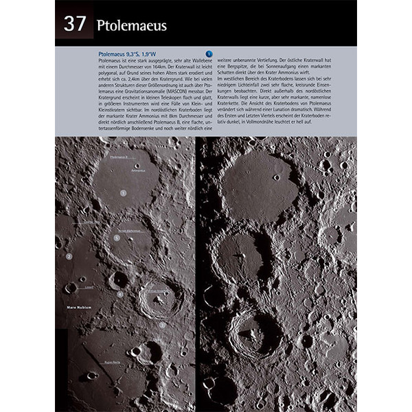 Oculum Verlag Atlas fotográfico da Lua (em alemão)