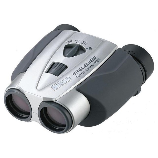 Nikon Binóculos com zoom Eagleview 8-24x25 CF, prata