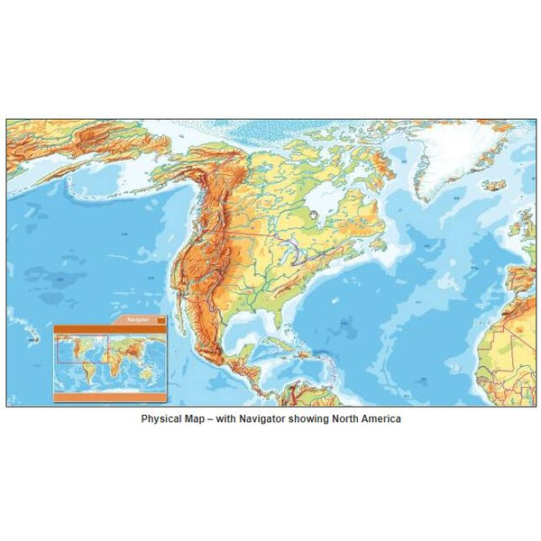 Klett-Perthes Verlag Software Interactive Wall Map: World & USA