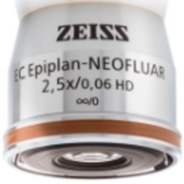 ZEISS objetivo Objektiv EC Epiplan-Neofluar 2,5x/0,06 HD wd=15,1mm