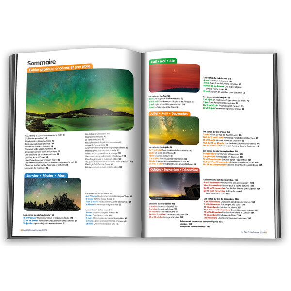 Amds édition  Almanaque Le Ciel à l'oeil nu en 2024
