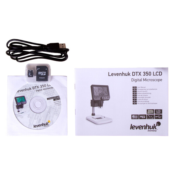 Levenhuk Microscópio DTX 350 LCD 20-300x LED