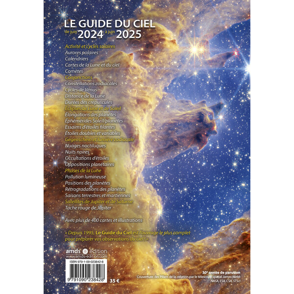 Amds édition  Almanaque Le Guide du Ciel 2024-2025