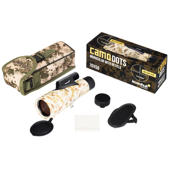 Levenhuk Monóculo Camo Dots 10x56