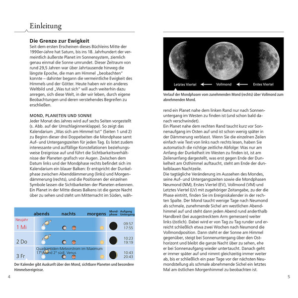 Kosmos Verlag Almanaque Was tut sich am Himmel 2025