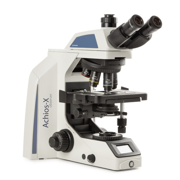 Euromex Microscópio Achios-X Observer AX.1052-PLi, bino, EWF 10x/22 mm, plan PLi 4/10/S40x oil IOS, 3 W NeoLED™