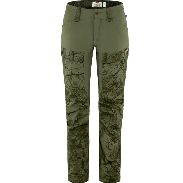 Fjällräven Keb Trousers W Reg, 626-625 Green Camo-Laurel Green, 36