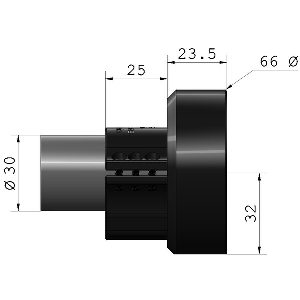 EP Arms Adaptador de lentes RotoClip ZFHL 30mm ZEISS ZM-Rail