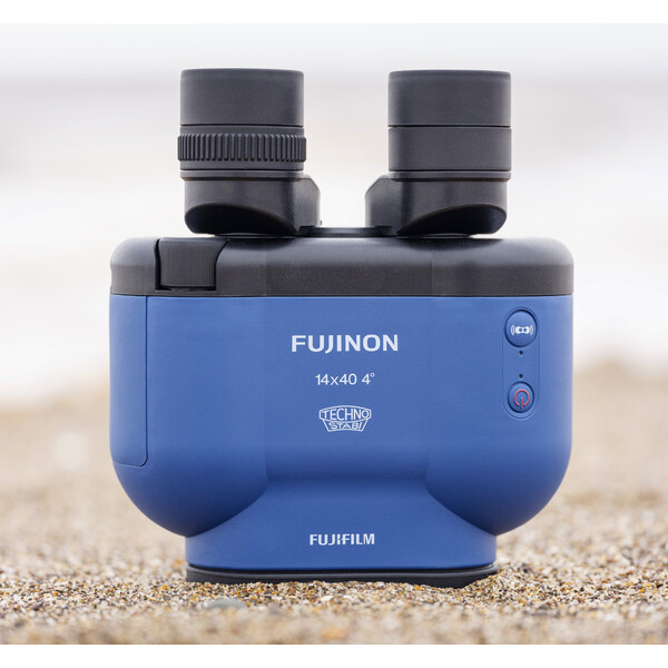 Fujinon Binóculo com estabilizador de imagem Techno-Stabi TS-X 14x40 blue