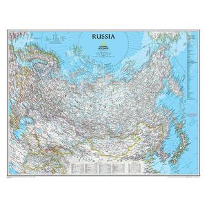 National Geographic Mapa Rússia política