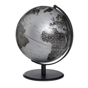 TROIKA Globo Pluto Matt Silver 25cm