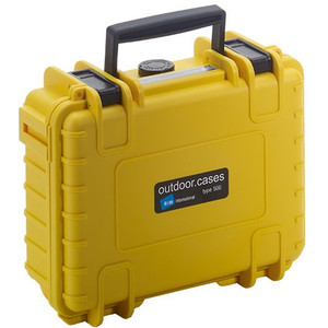 B+W Type 500 case, yellow/empty