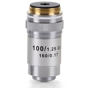 Euromex objetivo 100X/1.25 achro, DIN, sprung, oil-immersion, microscope objective, EC.7000 (EcoBlue)