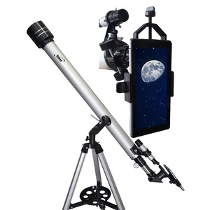 Seben Telescópio 60-900 Refractor Telescope + Smartphone Adapter Holder Mount DKA5