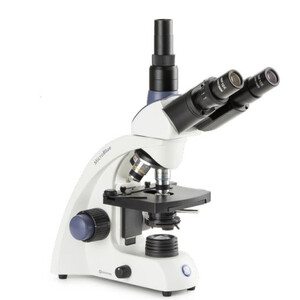 Euromex Microscópio MicroBlue, MB.1153, trino, DIN 160, achro, 40x-1000x, 10x/18, Dl, bateria recarregável, LED, 1W