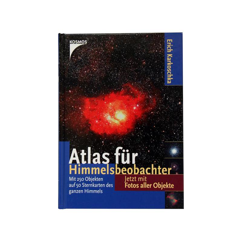 Kosmos Verlag Livro Atlas do observador celeste Kosmos