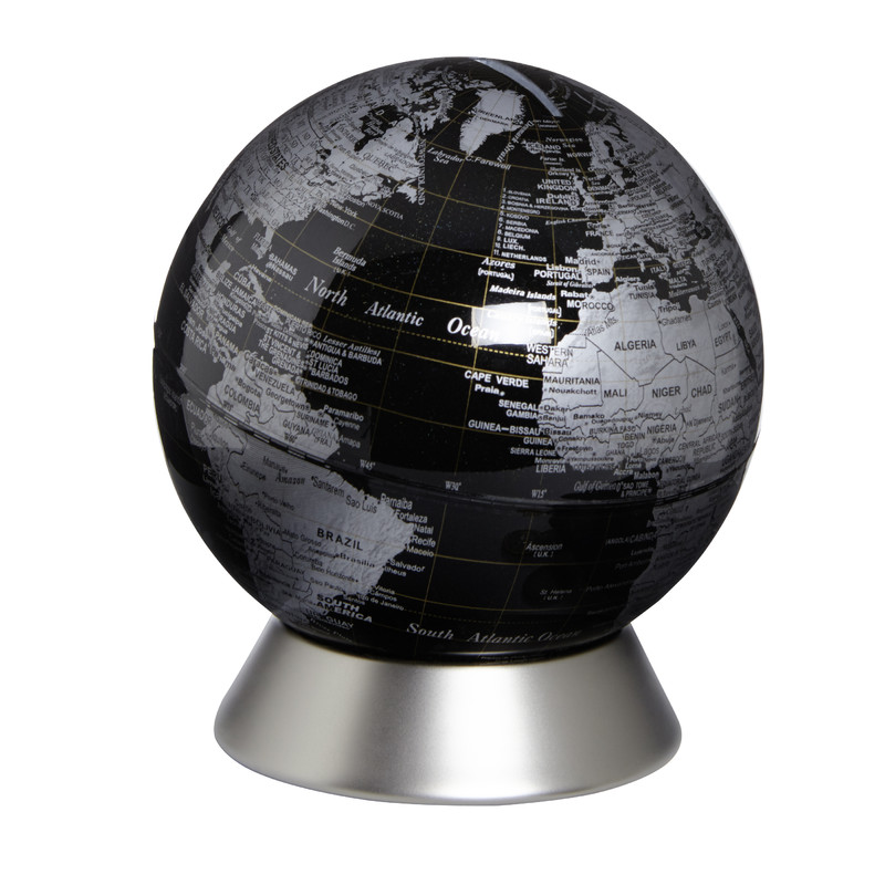 TROIKA Globo Orion piggy bank, black 14cm