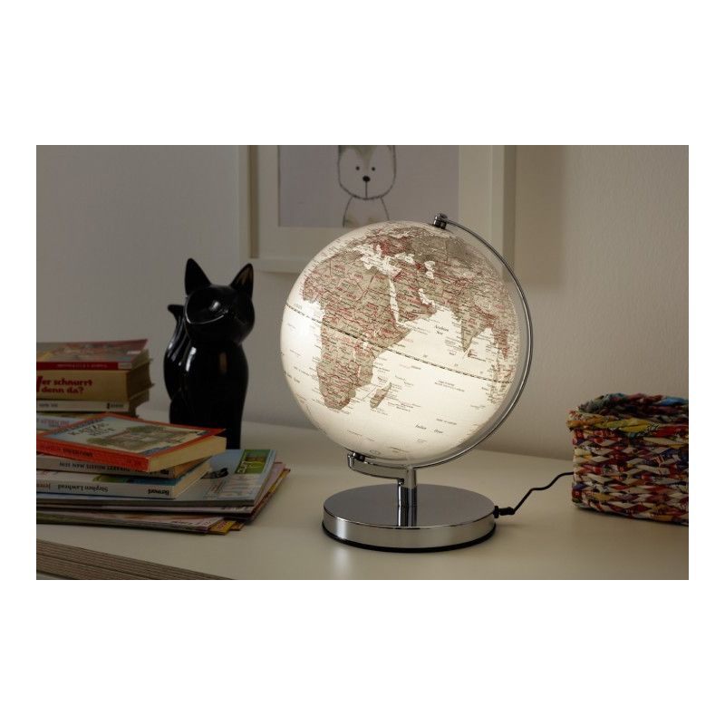 TROIKA Globo Terra Silver Light 25cm