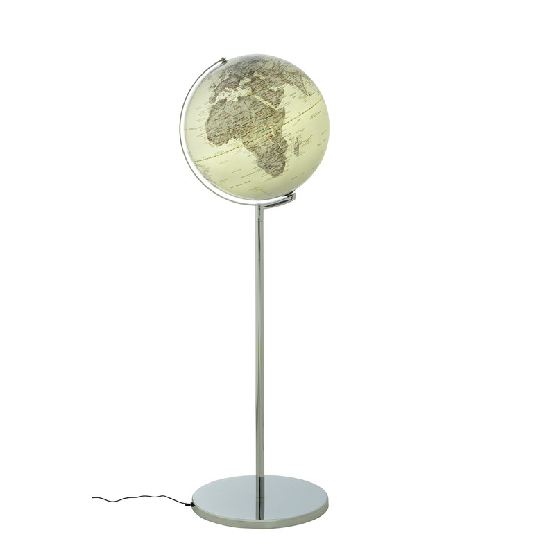 TROIKA Globo com pedestal Sojus Silver 43cm