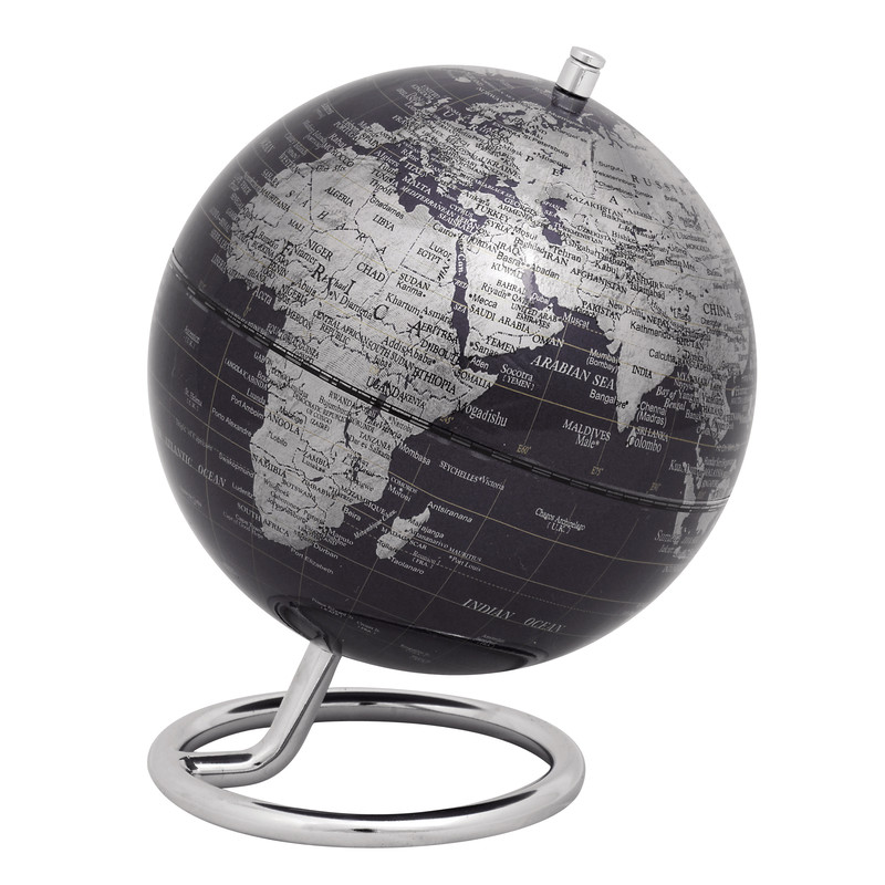 TROIKA Mini-globo Galilei Black 13cm