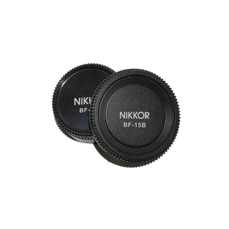 Pixel Coberturas anti-pó Lens Rear Cap BF-15L + Body Cap BF-15B for Nikon