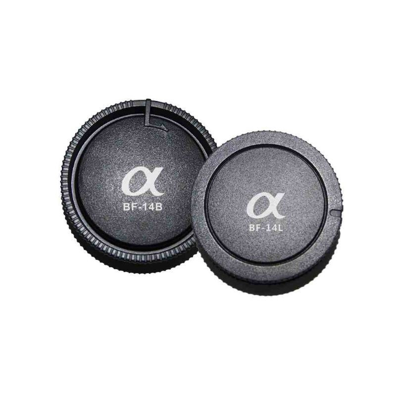 Pixel Coberturas anti-pó Lens Rear Cap BF-14L + Body Cap BF-14B for Sony