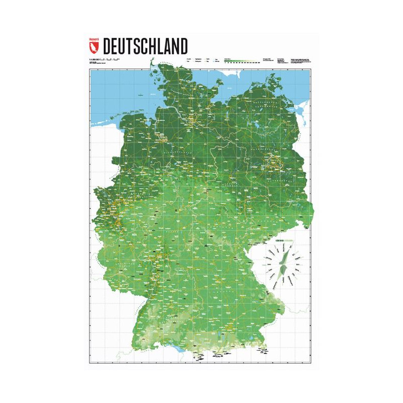 Marmota Maps Mapa Deutschlandkarte Mountain Green