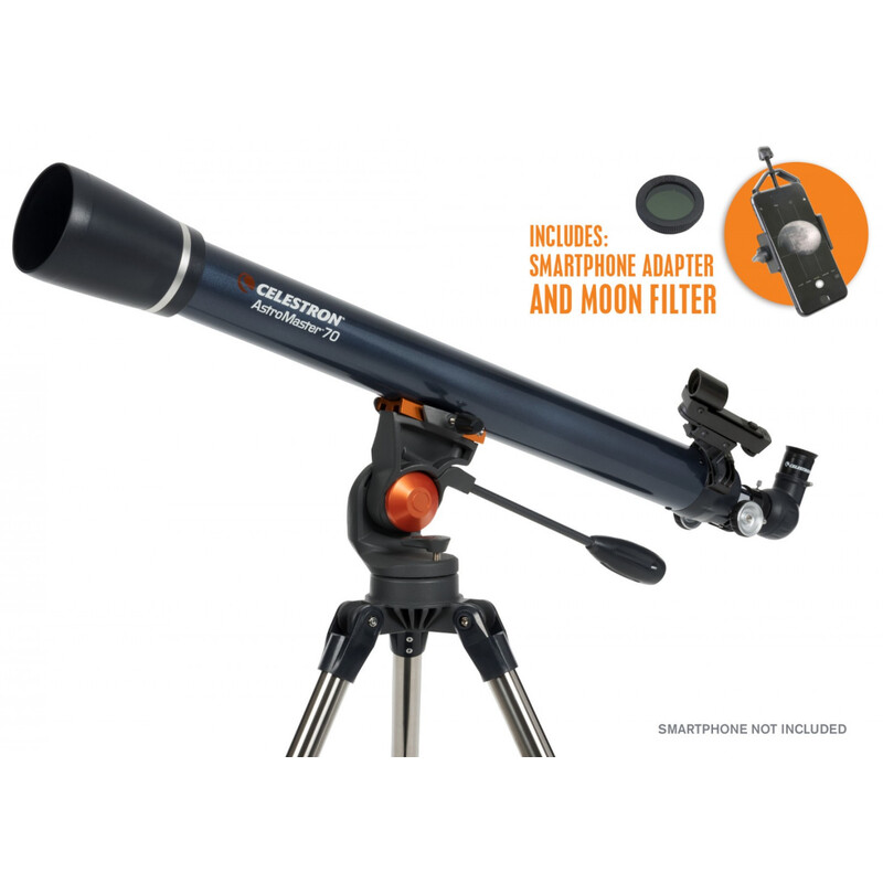 Celestron Telescópio AC 70/900 Astromaster 70 AZ R Moon Edition