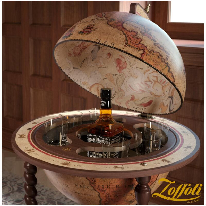 Zoffoli living Globo Bar Explora Honey Brown 40cm