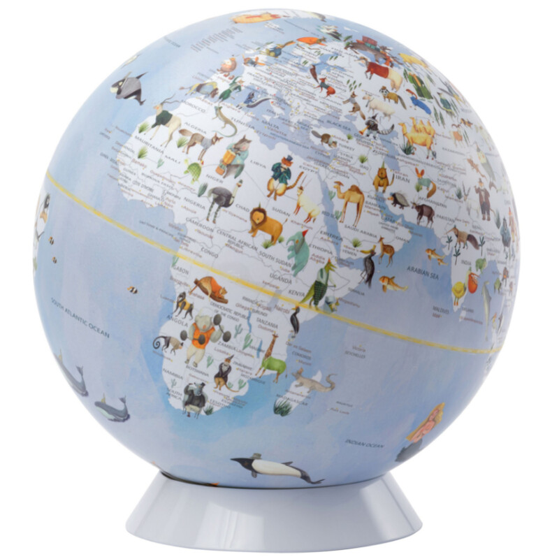 TROIKA Globo Wildlife World Blue 25cm