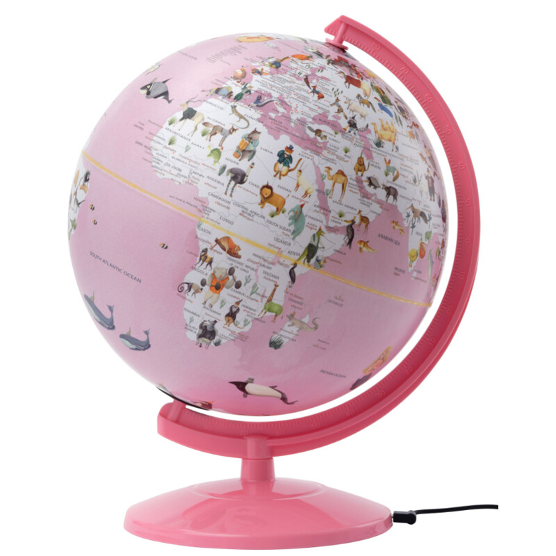 TROIKA Globo Wildlife World Light Pink 25cm