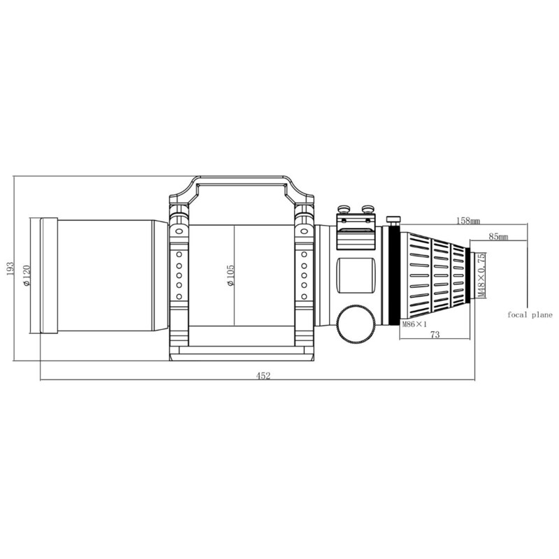 Askar Refrator apocromático Apochromatischer Refraktor Pro APO AP 90/500 Quintuplet OTA