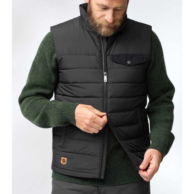 Fjällräven Greenland Down Liner Vest M, 550 Black, Gr. L