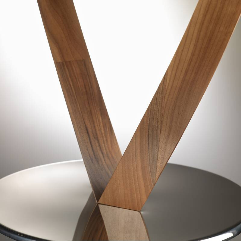 Zoffoli living Globo com pedestal Vertigo Apricot 60cm