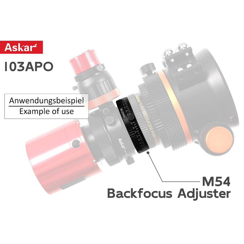 Askar Cilíndro de extensão Verlängerungshülse Adapter M54/M48 16-20mm