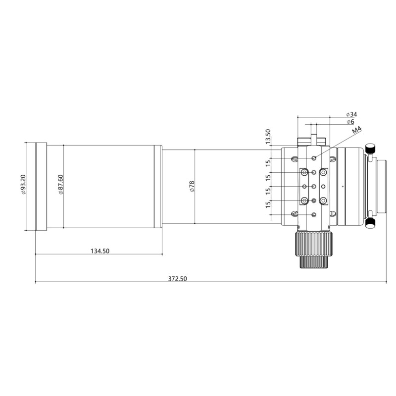 Askar Refrator apocromático Apochromatischer Refraktor AP 71/490 Flat-Field 71F OTA