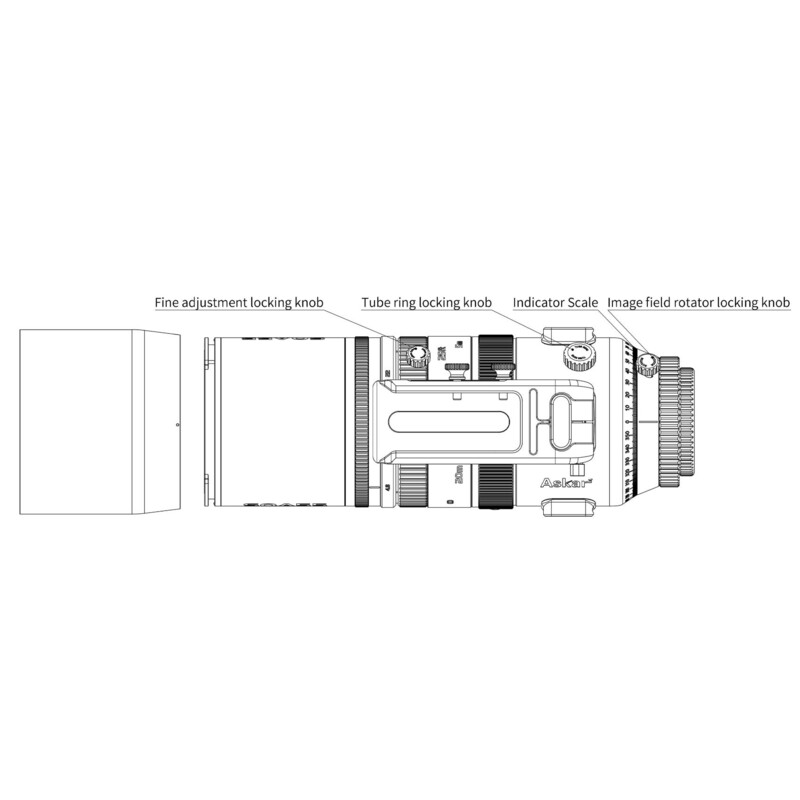 Askar Refrator apocromático AP 55/264 SQA55 OTA