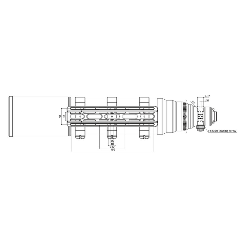 Askar Refrator apocromático AP 203/1421 OTA